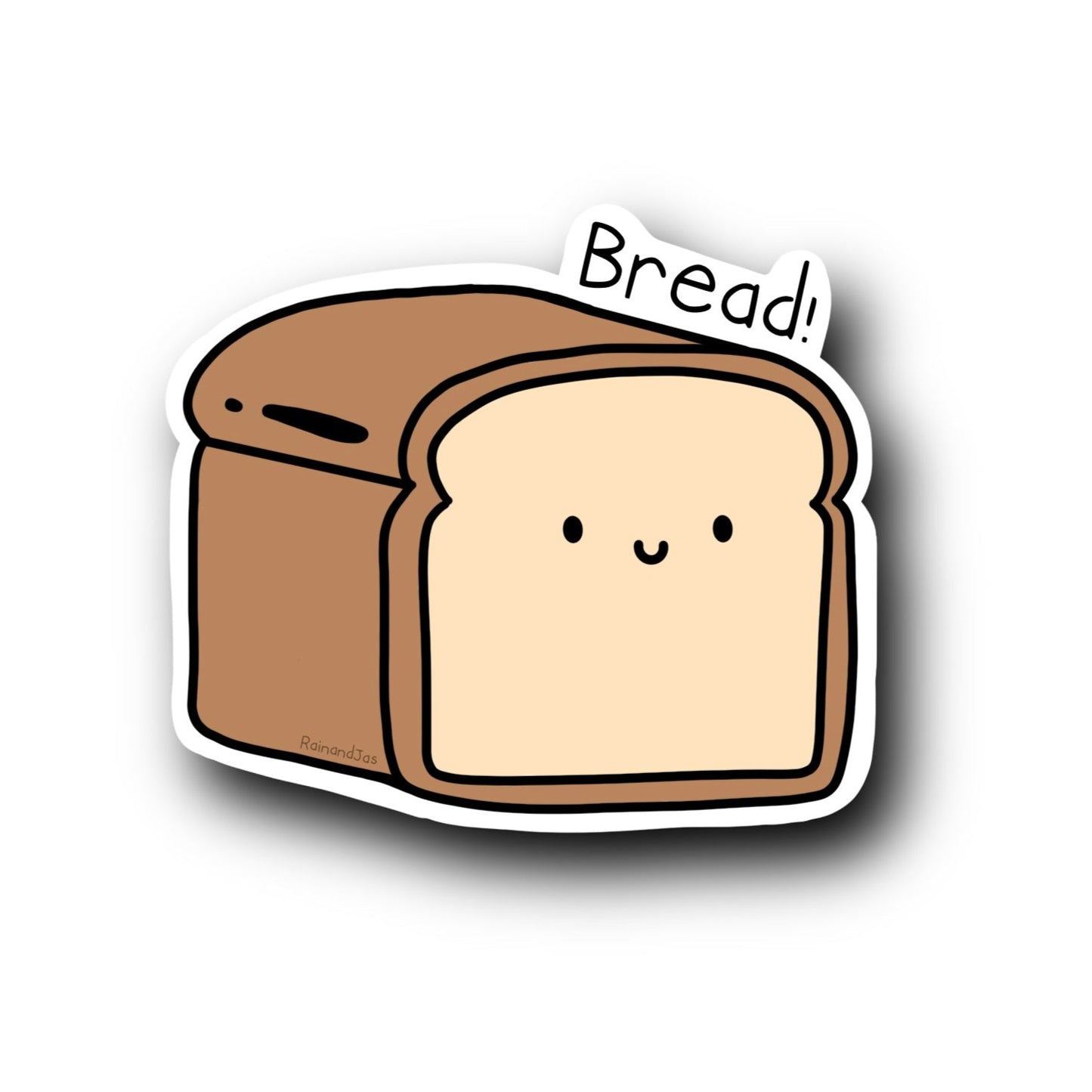 Bread Loaf Vinyl Sticker