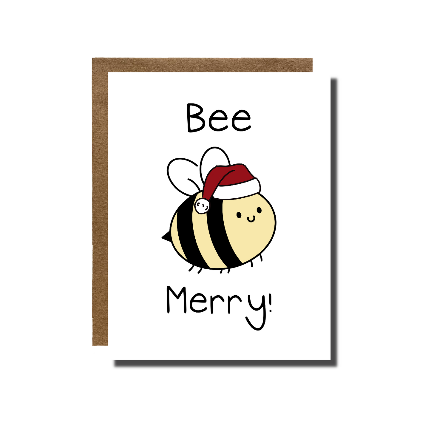Bee Merry Greeting Card