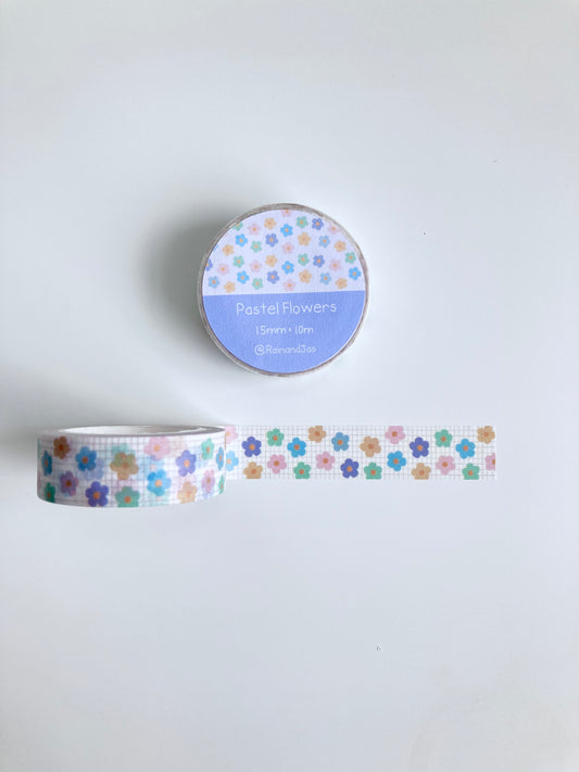 Pastel Floral Washi Tape