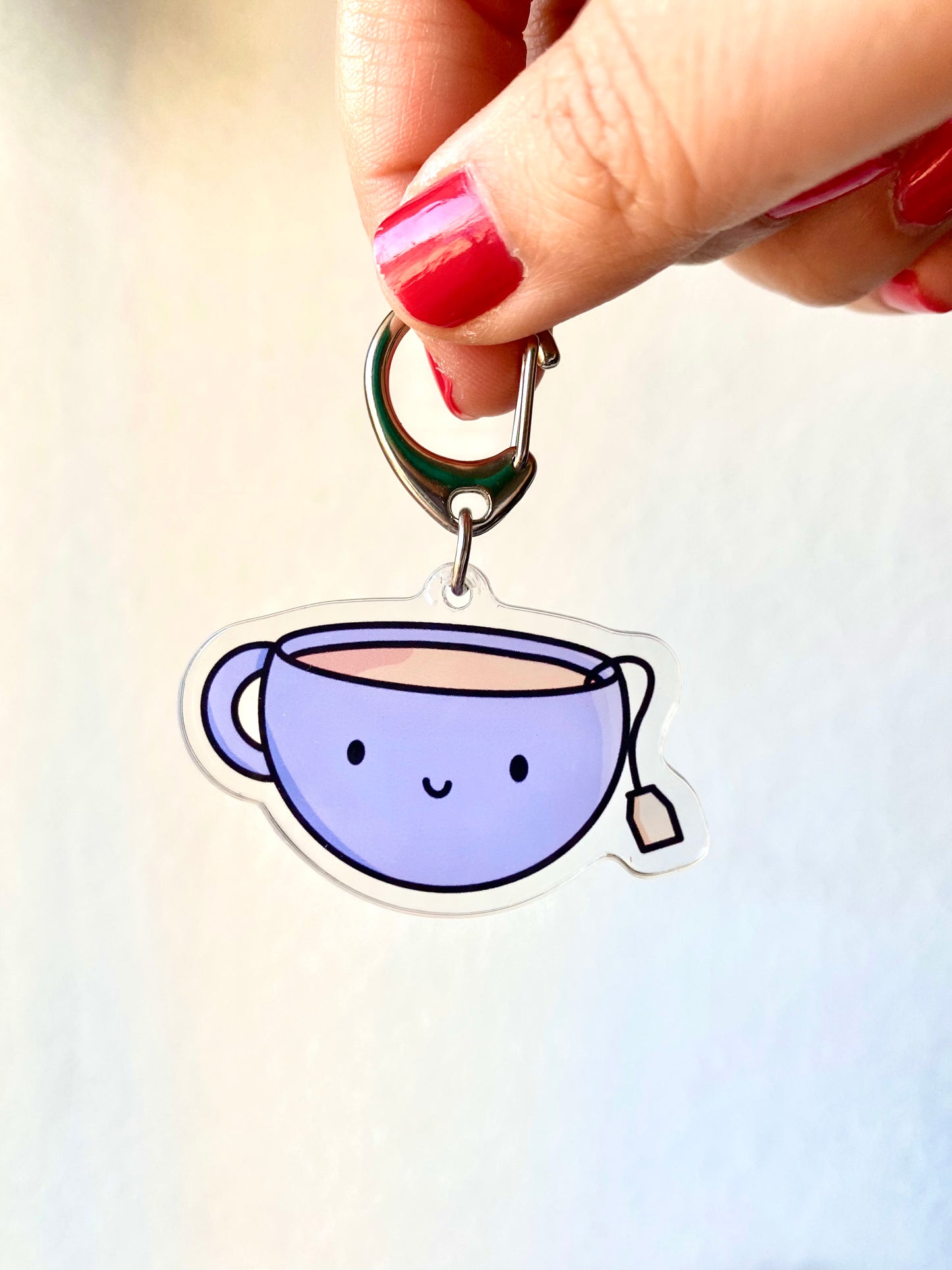 Teacup Acrylic Keychain